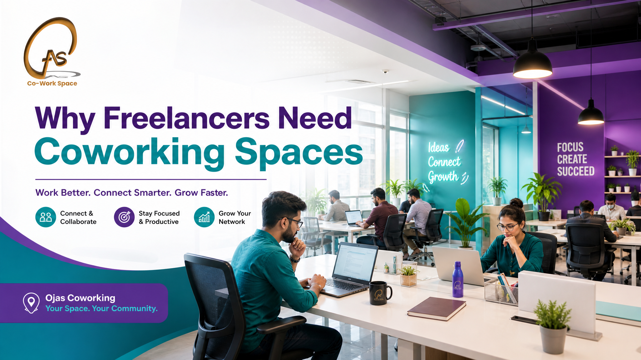 Why Freelancers Need Coworking Spaces